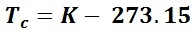 Пр 273 от 15.02 2024. Tk=TC+273,15 обозначения. -273.15 °C.